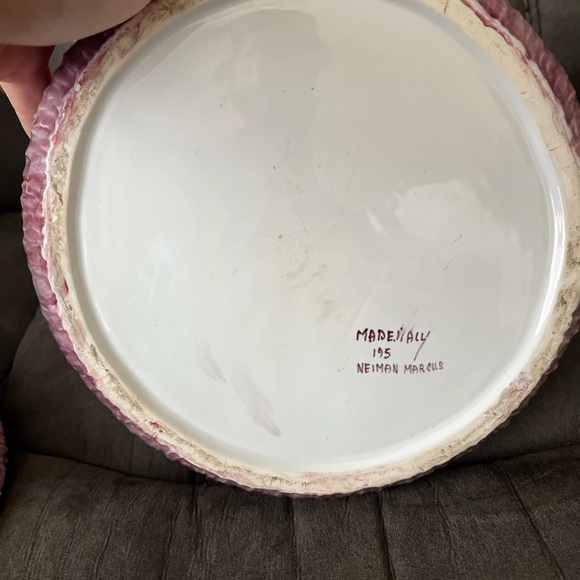 Vintage 1945 Neiman Marcus made in Italy, onion lidded bowl Rare - Picture 6 of 9